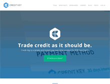 Tablet Screenshot of creditkey.com